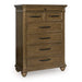 Karallin - Seven Drawer Chest - Medium Brown - Albert's Furniture (Wayne, MI)