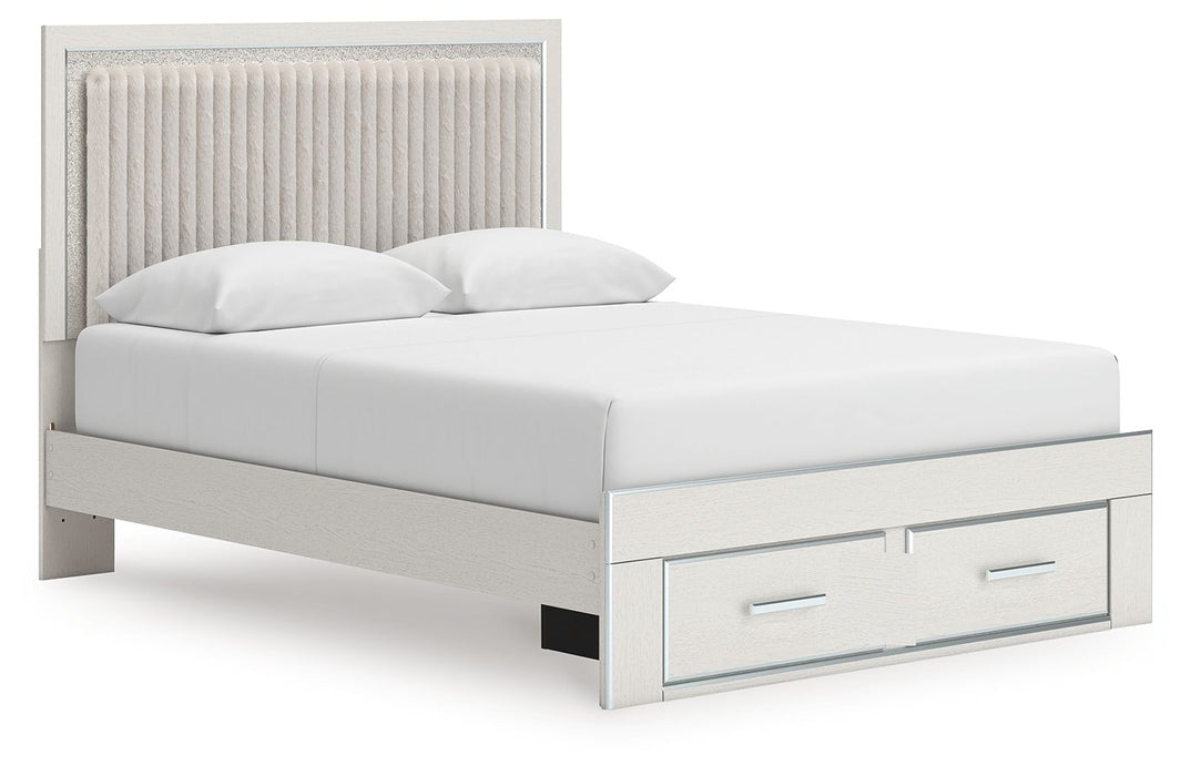 Zuraleus - Upholstered Panel Platform Storage Bed