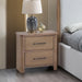 Anika - 2 Drawer Nightstand - Natural / Brown - Albert's Furniture (Wayne, MI)