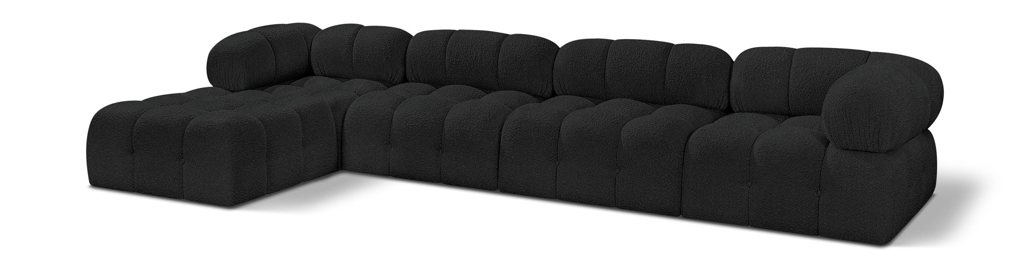 Ames - 5 Piece Fabric Modular Sectional