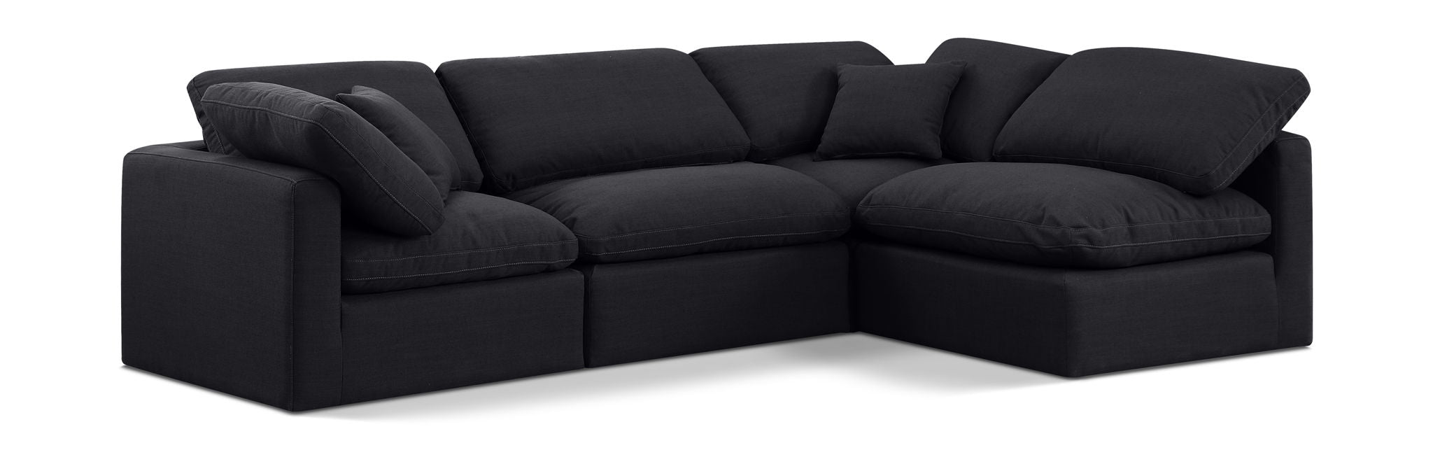 Indulge - Linen 4 Piece Modular Sectional