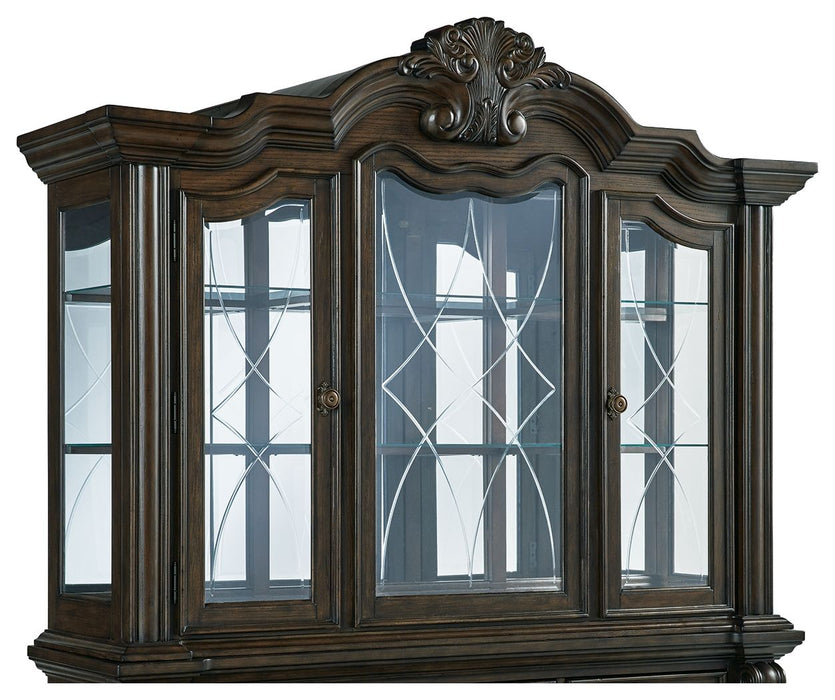 Maylee - Dark Brown - Dining Room Hutch