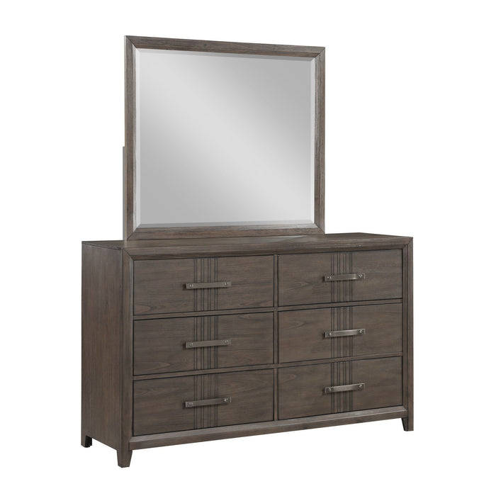 Landon - Mirror - Walnut - Albert's Furniture (Wayne, MI)