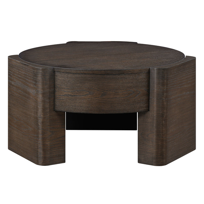 Salina - Round Coffee Table - Espresso