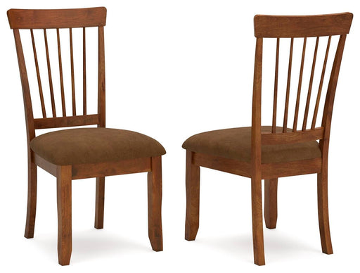 Berringer - Dining UPH Side Chair (Set of 2) - Rustic Brown - Albert's Furniture (Wayne, MI)