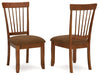 Berringer - Dining UPH Side Chair (Set of 2) - Rustic Brown - Albert's Furniture (Wayne, MI)