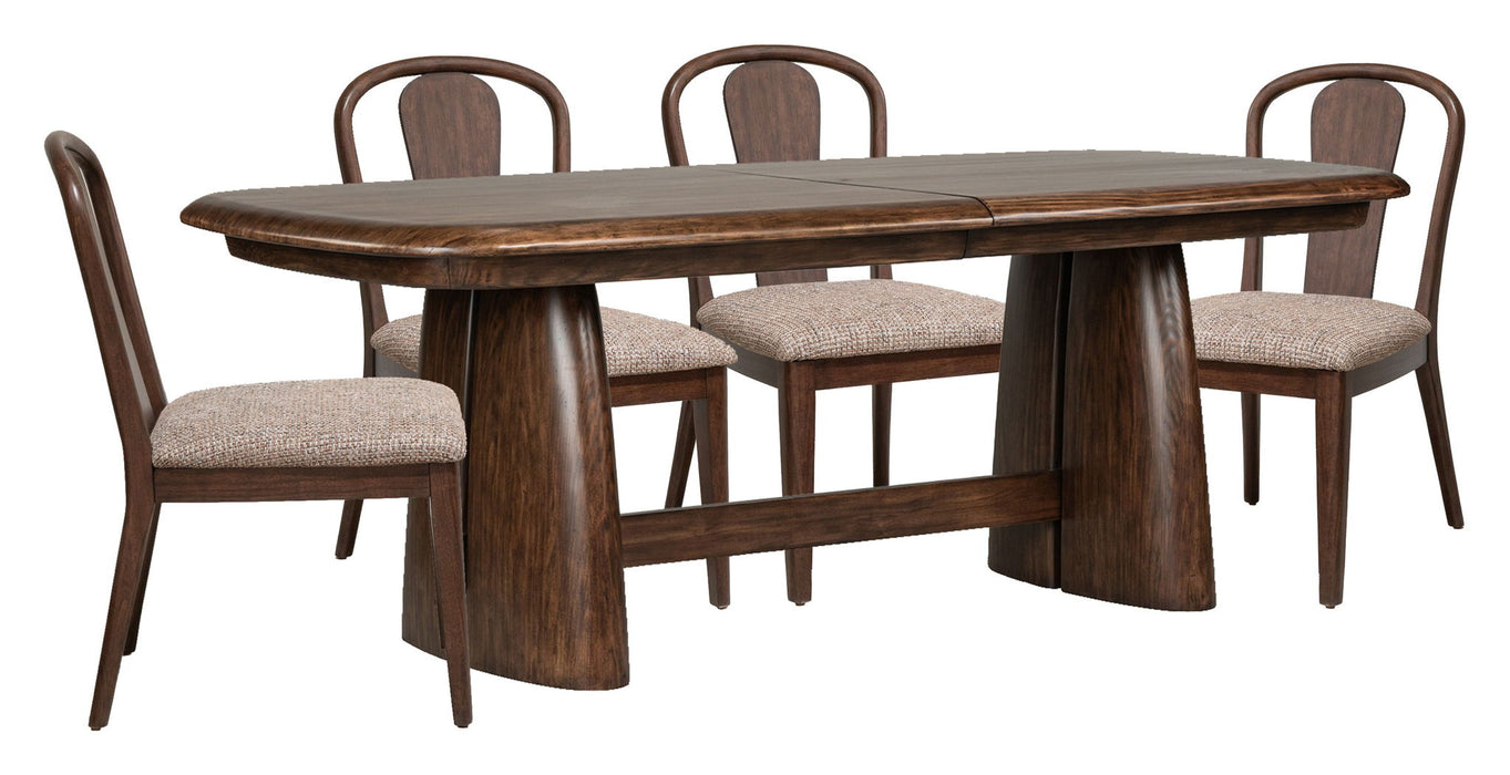 Belville - Extendable Trestle Dining Table Set