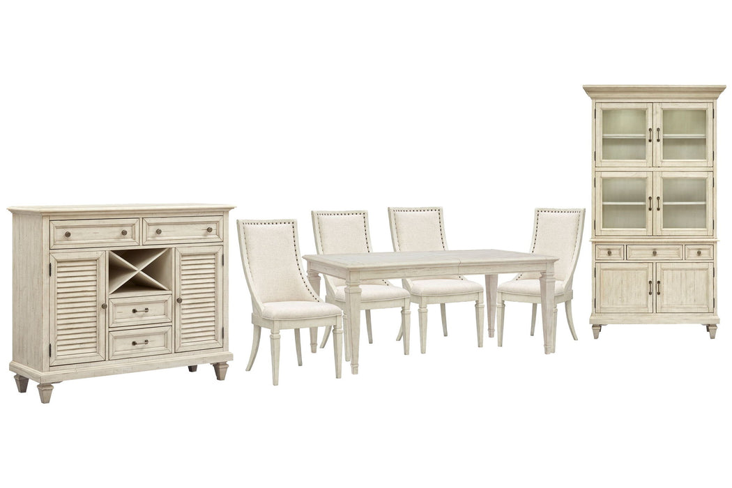 Newport - 7 Piece Extendable Rectangular Dining Table Set