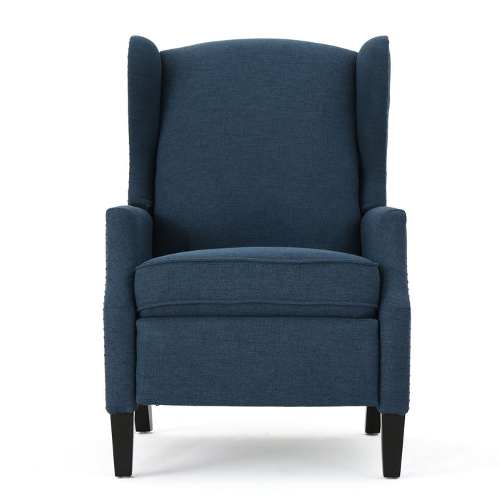 Westeros Wing Back Fabric Upholstered Recliner