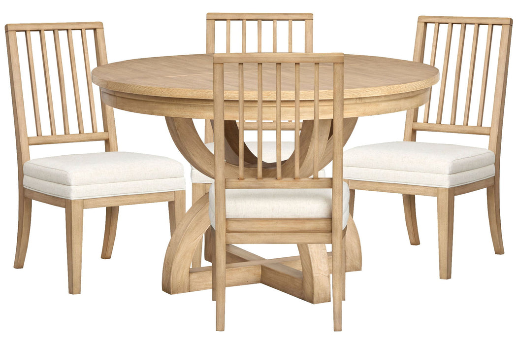 Coventry - Extendable 48" Round Dining Table Set
