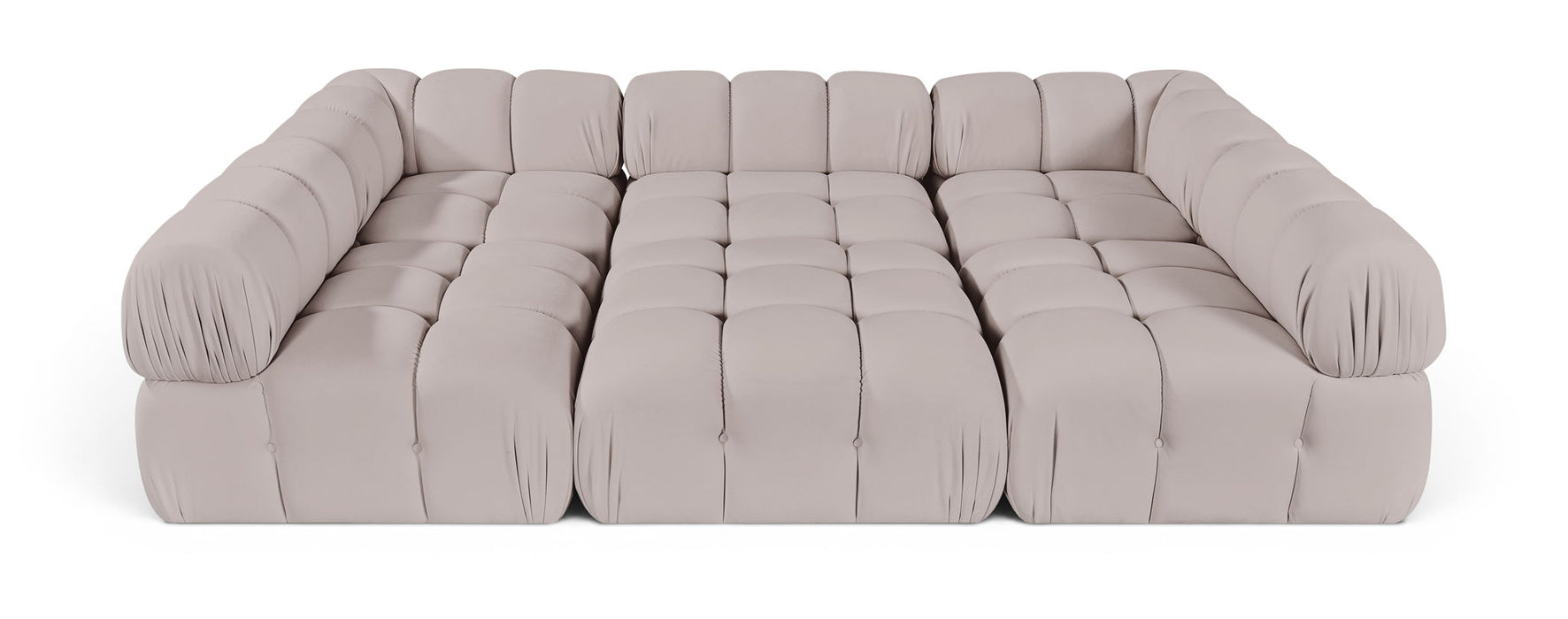 Orin - Velvet 6 Piece Modular Sectional
