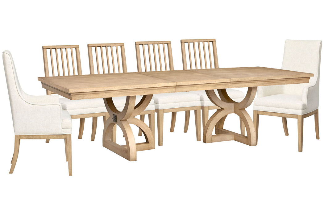 Coventry - Extendable Trestle Dining Table Set