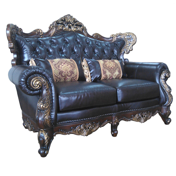 Britney - Loveseat - Dark Brown