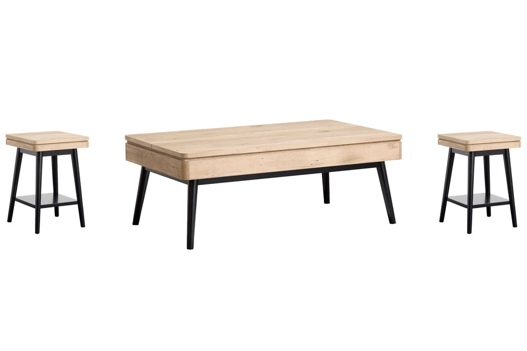 Fletcher - Lift Top Storage Cocktail Table Set