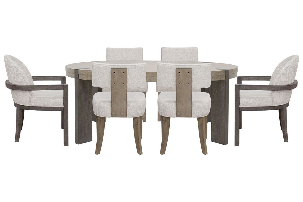 Anderson Park - Round Dining Table Set With Klismos Chairs