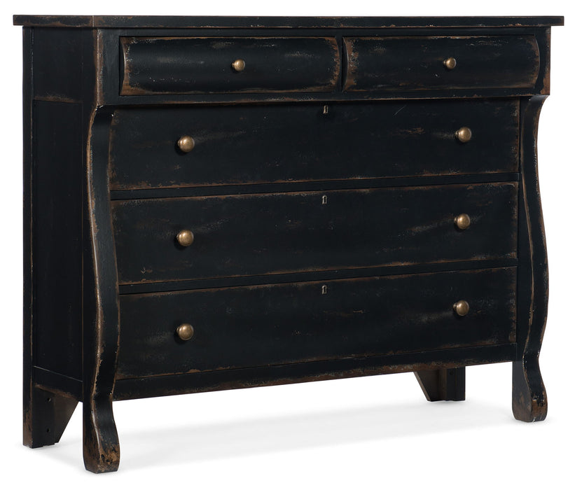 Ciao Bella - 5-Drawer Bureau - Black
