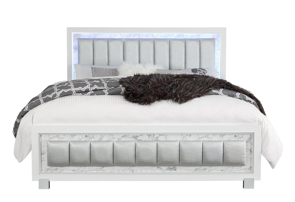 Santorini - Full Bed Headboard - White