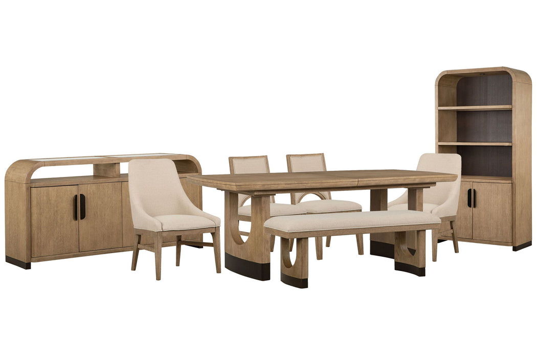 Tristan - Extendable Trestle Dining Table Set