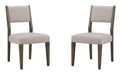 Kavanaugh - Dining Side Chair With Upholstered Seat& Back With o Slats (Set of 2) - Gray - Albert's Furniture (Wayne, MI)