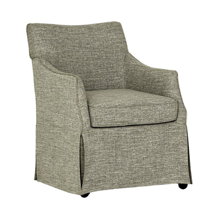 London - Upholstered Skirted Dining Arm Chair