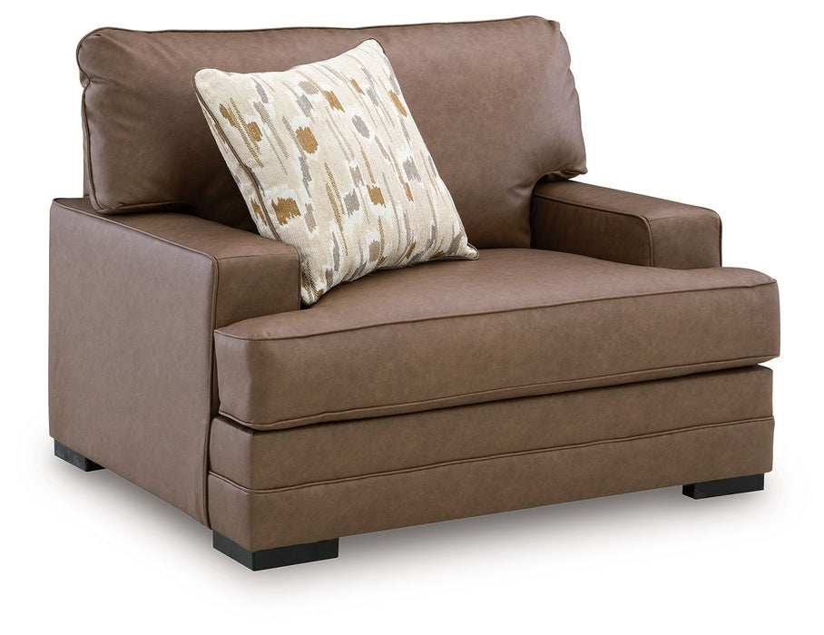 VillaCourt - Chair And A Half - Caramel - Albert's Furniture (Wayne, MI)