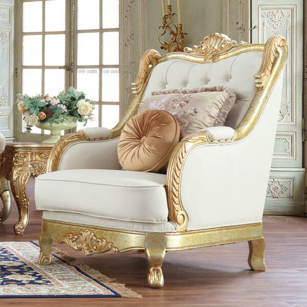 HD-93630 - Chair - Metallic Gold