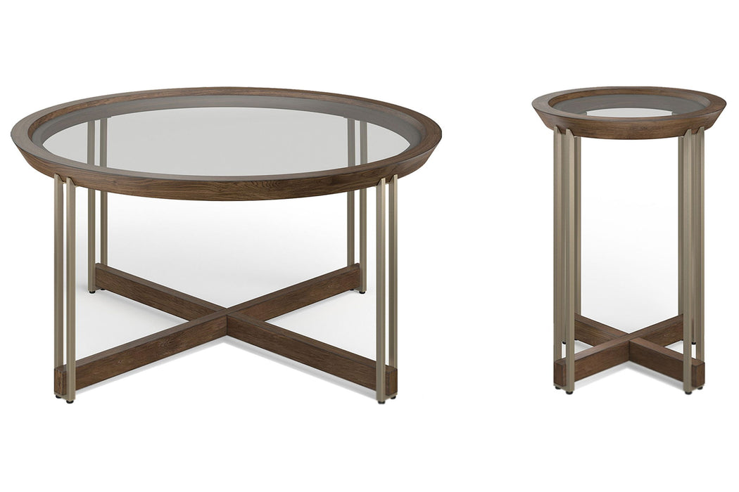 Elora - Round Cocktail Table Set
