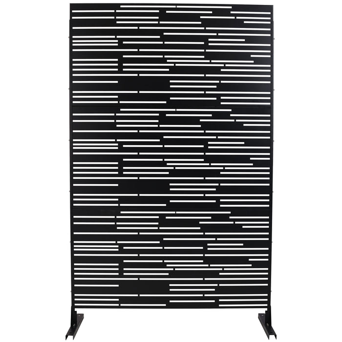 Outdoor & Indoor Freestanding Metal Privacy Screen