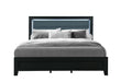 Reid - King Bed With LED - Black - Albert's Furniture (Wayne, MI)