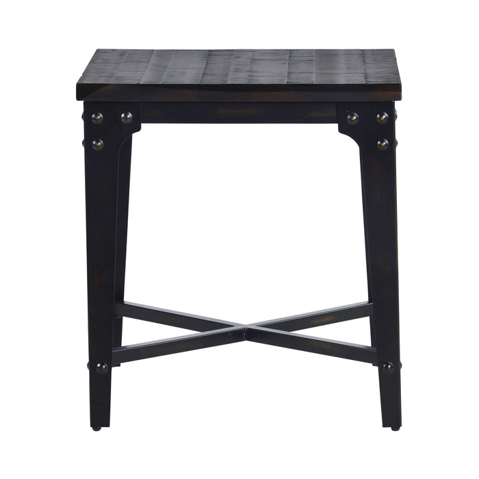 Sherlock - Square End Table - Dark Brown