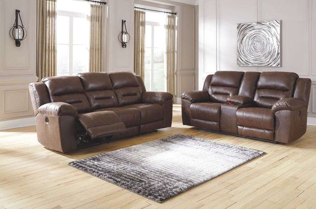 Stoneland - Power Reclining Living Room Set - Albert's Furniture (Wayne, MI)