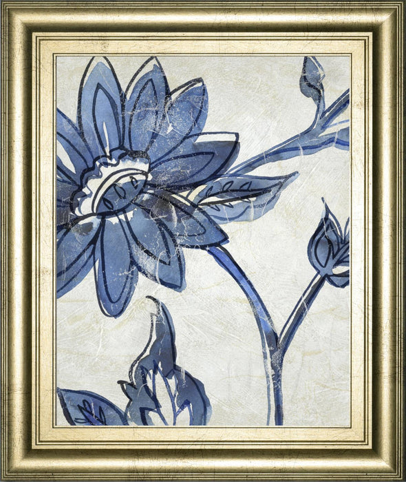 22x26 Vintage Porcelain II By Chariklia Zarris - Blue - Albert's Furniture (Wayne, MI)