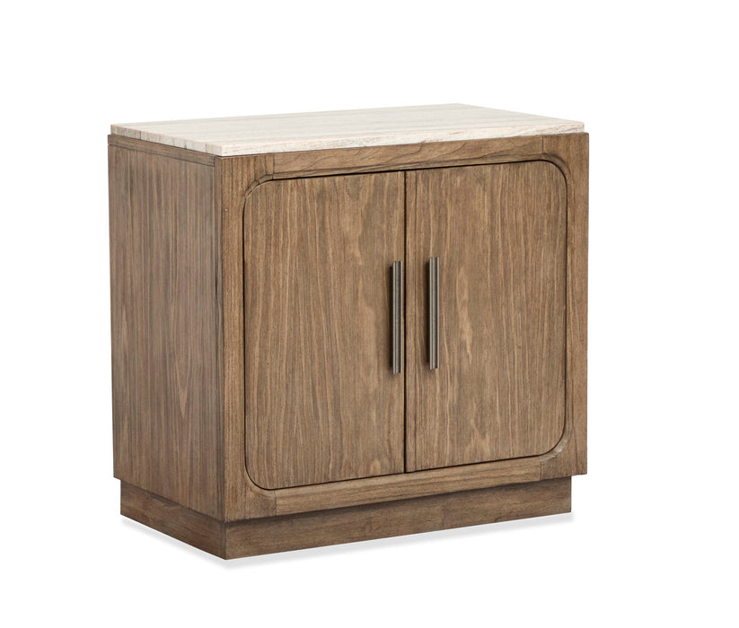 Westbourne - Door Nightstand - Dark Umber