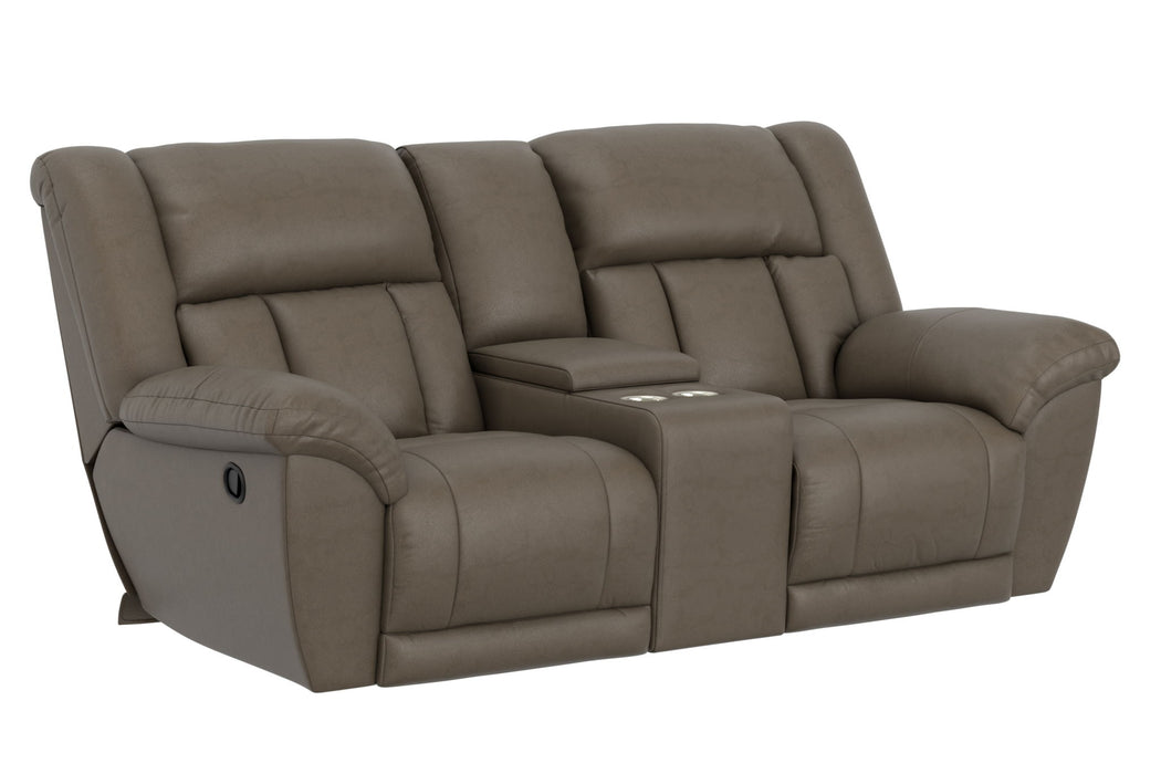 Sentinel - Lay Flat Reclining Loveseat With Extended Ottoman