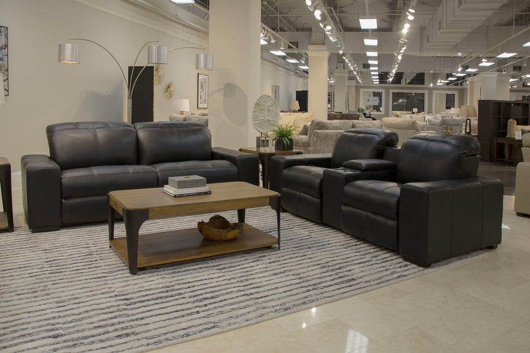 Ferrara - Power Adjustable Headrest Power Recliner With Zero Gravity - Smoke