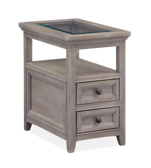 Paxton Place - Chairside End Table - Dovetail Gray