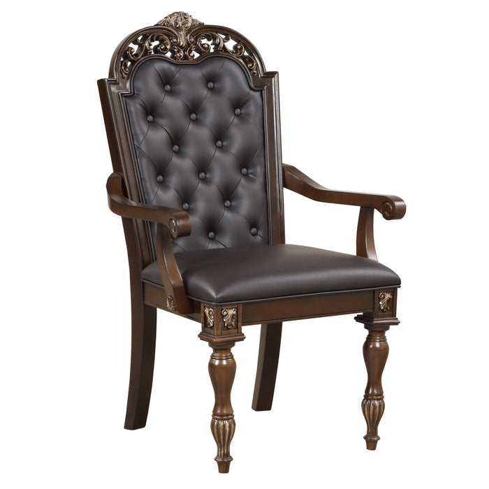 Maximus - Arm Chair (Set of 2) - Madeira - Albert's Furniture (Wayne, MI)