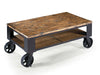 Pinebrook - Rectangular Starter Cocktail Table - Distressed Natural Pine - Albert's Furniture (Wayne, MI)