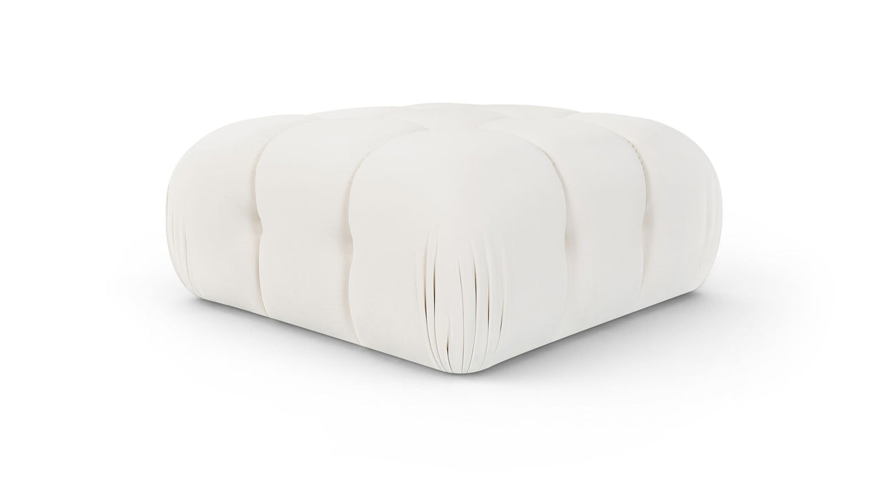 Orin - Velvet Performance Fabric Upholstered Modular Ottoman