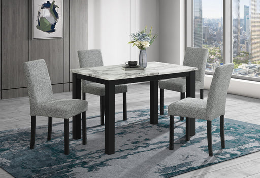 D8032 - 2 Piece Dining Room Set (Dining Table And Dining Chair) - Black / Gray / White - Albert's Furniture (Wayne, MI)