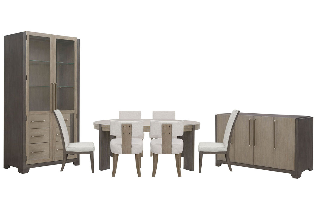 Anderson Park - Round Dining Table Set With Klismos Chairs