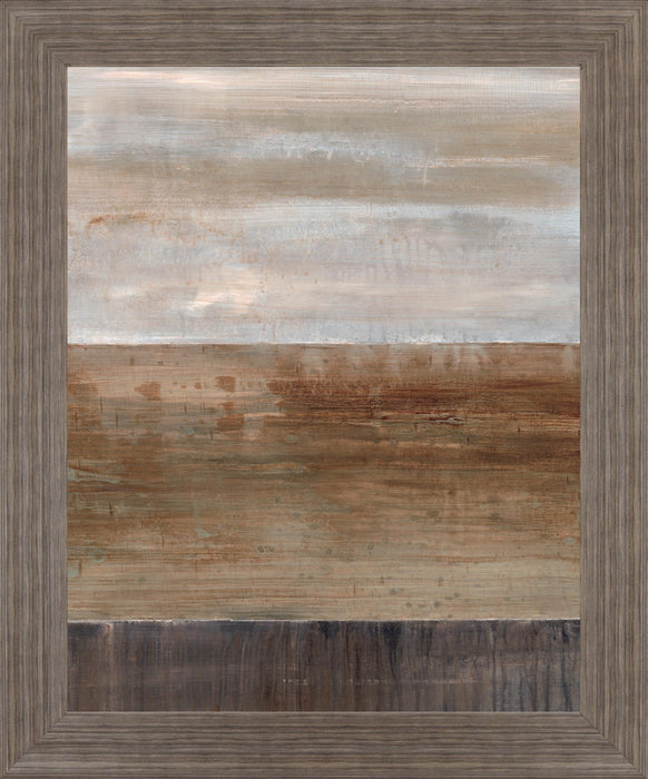 Rustic Horizon - 28" x 34" Framed Wall Art - Light Brown - Albert's Furniture (Wayne, MI)