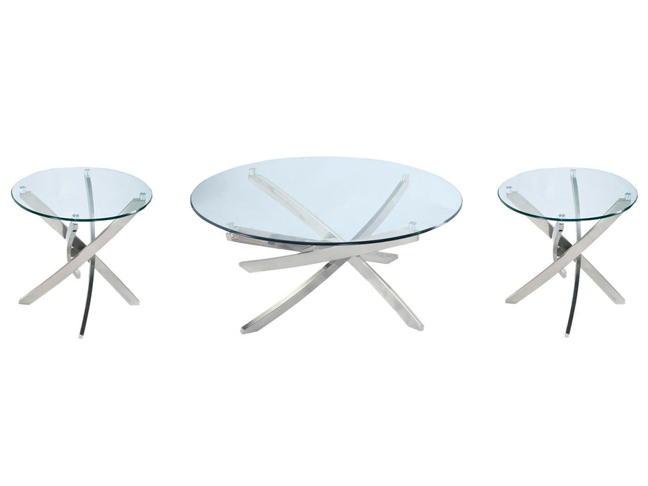Zila - Round Cocktail Table Set