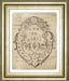 Letter Crest IIa Vintage V2 By Wild Apple Portfolio - Framed Print Wall Art - Beige - Albert's Furniture (Wayne, MI)