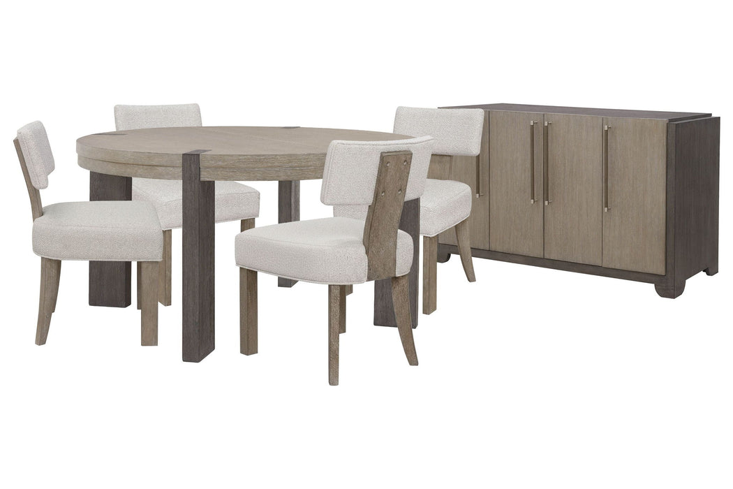 Anderson Park - Round Dining Table Set With Klismos Chairs