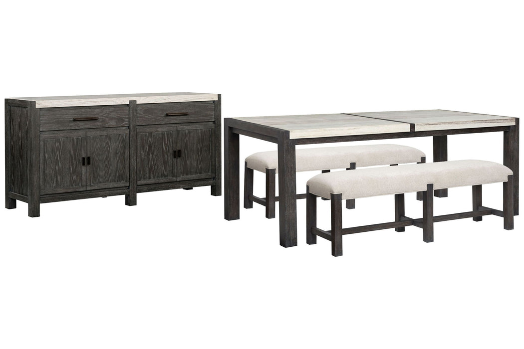 Plum Creek - 4 Piece Rectangular Dining Table Set