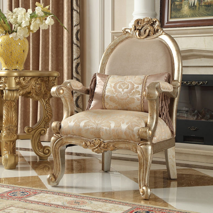 HD-2663 - Chair - Champagne With Rust Highlight