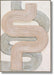 Blush Maze Layers - 28" x 40" Framed Wall Art - Beige - Albert's Furniture (Wayne, MI)