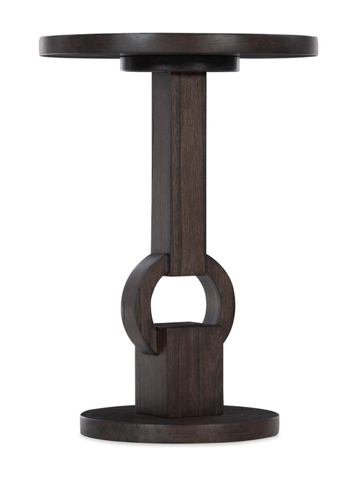 Commerce And Market - Round Side Table - Dark Brown