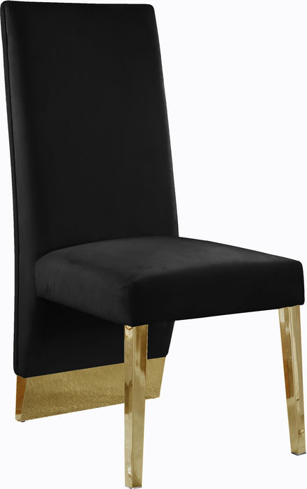 Porsha - Dining Chair with Gold Legs (Set of 2)